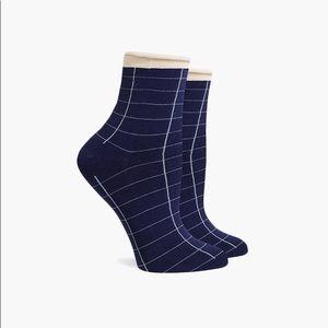 Richer Poorer Modern Grid Socks
